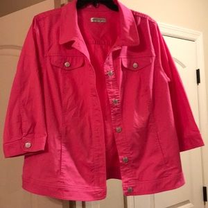 Christopher & Banks pink jacket